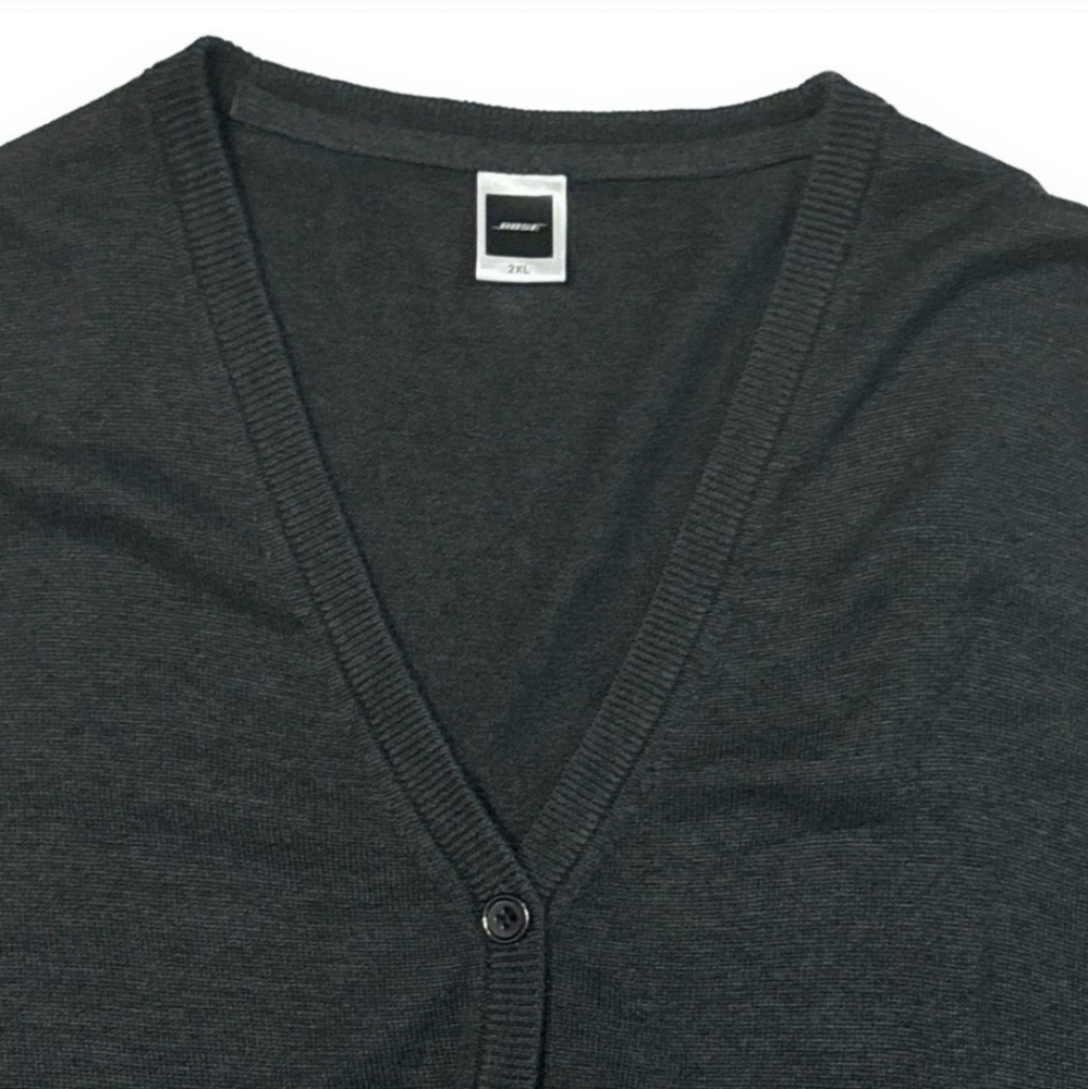 BOSE Grey Cotton Blend Cardigan - Picture 7 of 7